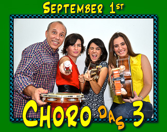 Choro das Tres performs at Duvall House Concerts on September 1, 2019.