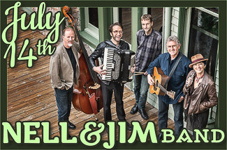 The Nell and Jim Band perform at Duvall House Concerts on July 14, 2019.